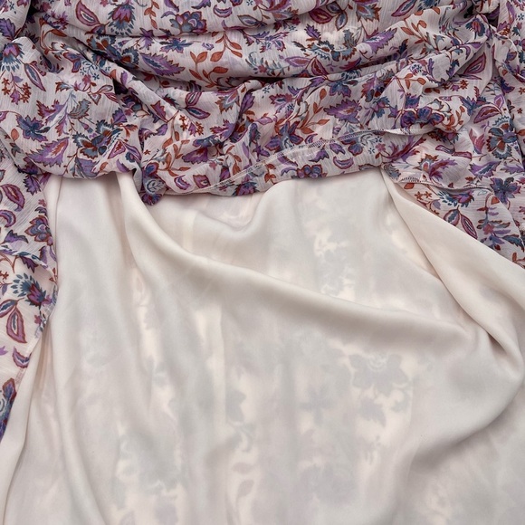 1.State Women's XL Smocked Waist Floral Halter Maxi Dress NEW *Flaw - READ* - Picture 7 of 15